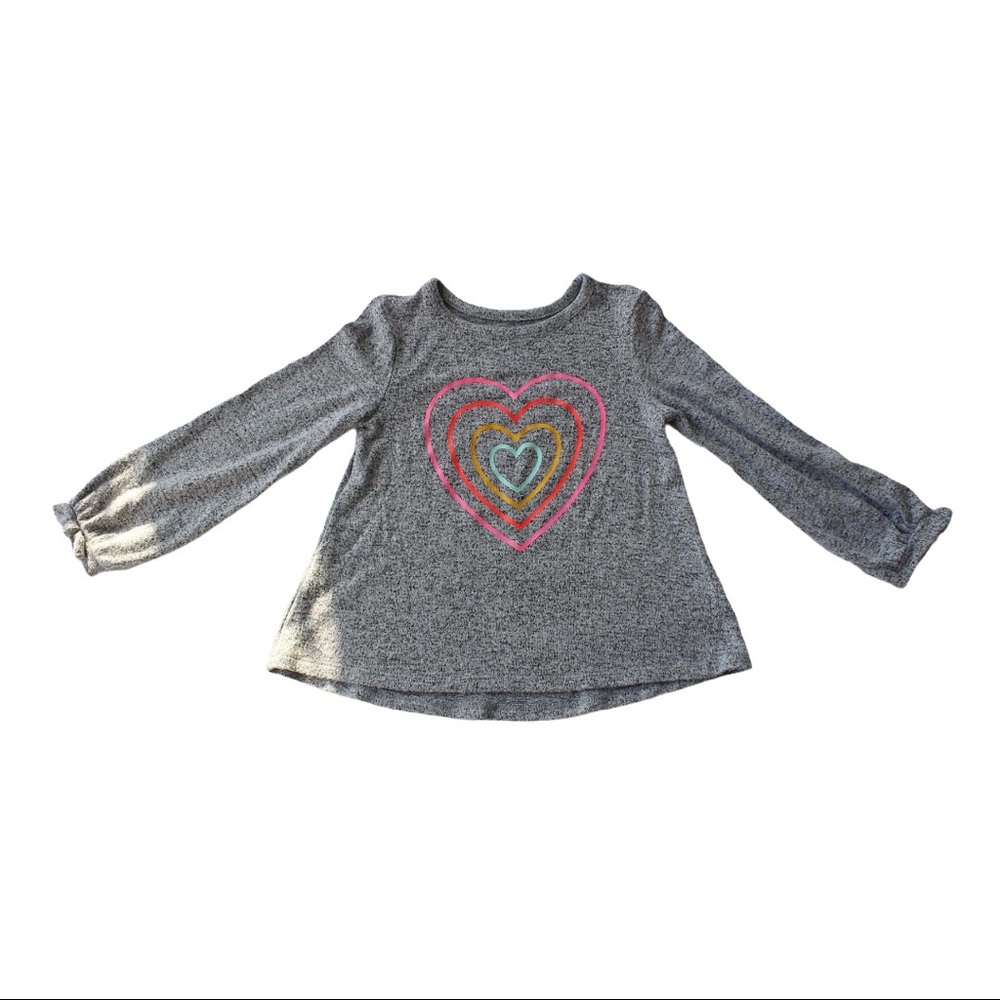 Cat & Jack Soft Cozy Gray Top Size 5T